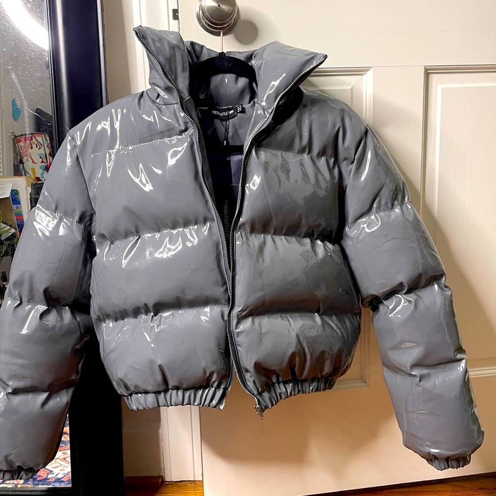 Grey Puffer Coat
